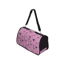 Cat Carrier Bag Large Pink Display